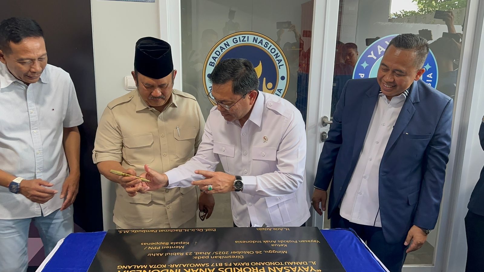 Wakil Kepala Badan Gizi Nasional Bungo (BGN Bungo) meninjau Satuan Pelayanan Pemenuhan Gizi (SPPG) Yayasan Prokids Anak Indonesia 