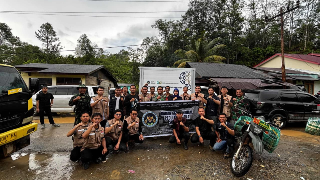 BGN Bungo Acungi Jempol Aksi Mandiri SPPI Sumut Bantu Korban Bencana